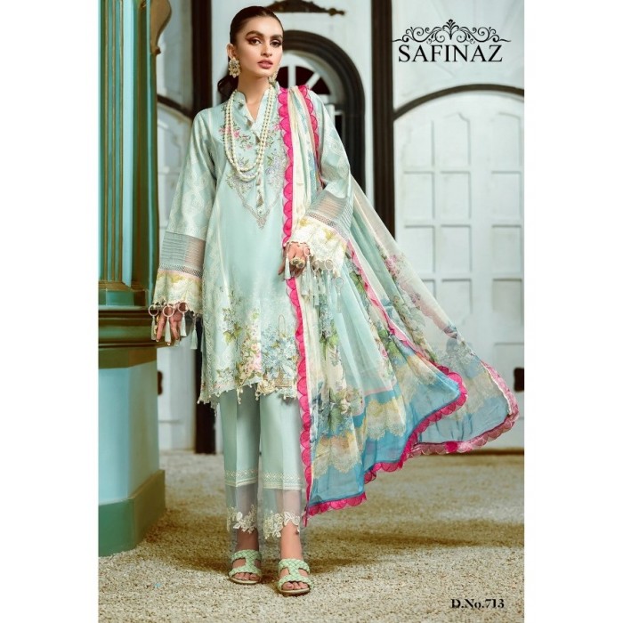Safeenaz Firdous Vol 7 Pure Lawn Pakistani Salwar Suits
